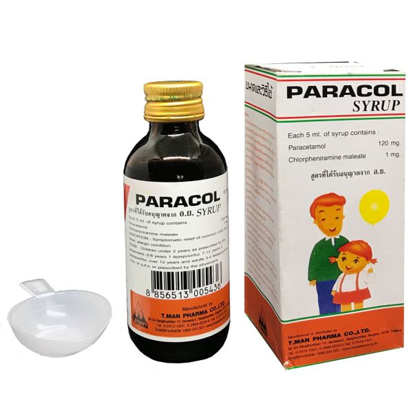 Paracol Syrup T-Man (B/60ml) - បាយមេដ ខេមបូឌា - Buymed Cambodia ...