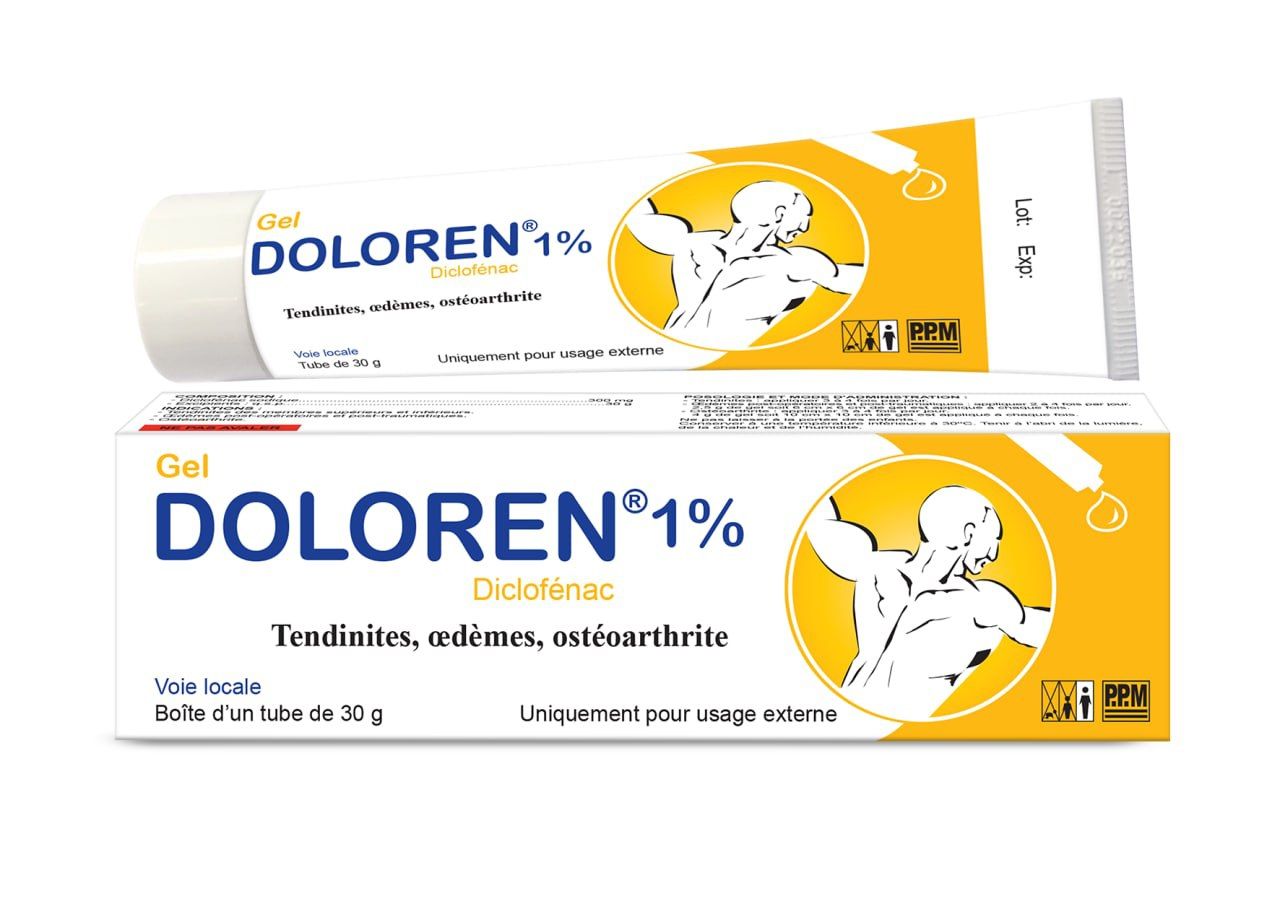 Doloren 1% Gel PPM (TUB/30g) - បាយមេដ ខេមបូឌា - Buymed Cambodia ...