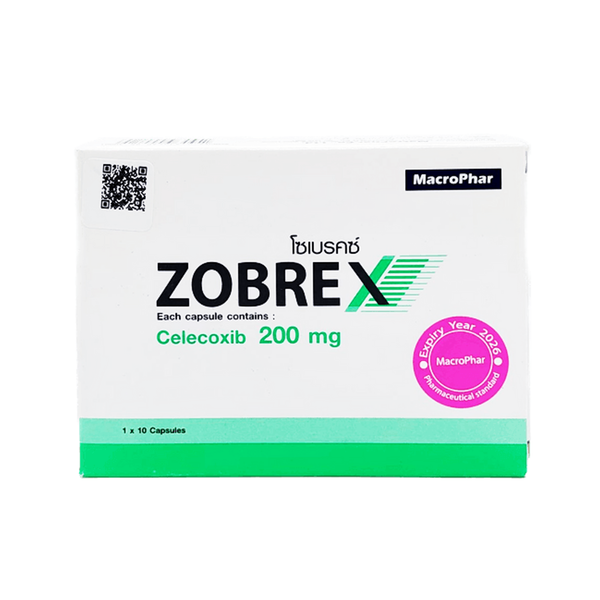 Zobrex 200mg MACROPHAR (Box/10s) - Buymed Thailand - ซื้อยาที่บายเมดถูกกว่า