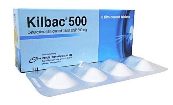Kilbac cefuroxime 500mg incepta (box/8tab) - បាយមេដ ខេមបូឌា - Buymed ...