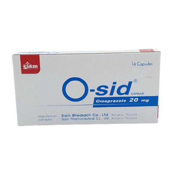 O-Sid capsule 20mg SIAM (Box/14s) - Buymed Thailand - ซื้อยาที่บายเมด ...