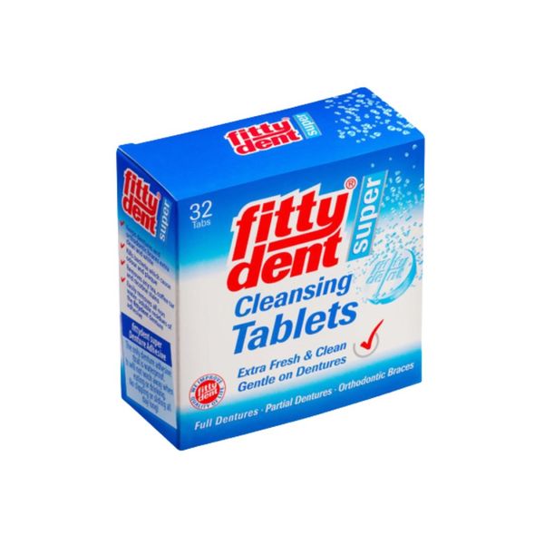 Fitty Dent super cleansing tablets FITTYDENT (Box/32s) - Buymed ...