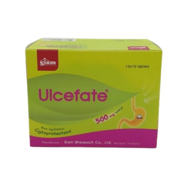Ulcefate tablet 500mg SIAM (Box/100s) - Buymed Thailand - ซื้อยาที่บาย ...