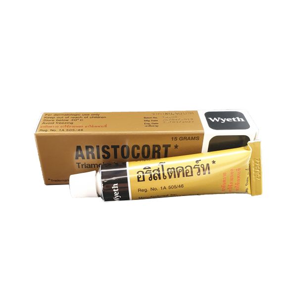 Aristocort-A 0.02% WYETH (Tube/15g) - Buymed Thailand - ซื้อยาที่บายเมด ...