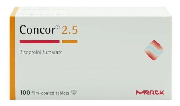 Concor 2.5mg MERCK (Box/100s) - Buymed Thailand - ซื้อยาที่บายเมดถูกกว่า
