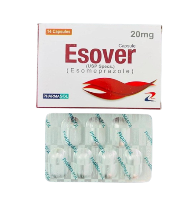 Esover esomeprazole 20mg zesh (box/14cap) - បាយមេដ ខេមបូឌា - Buymed ...
