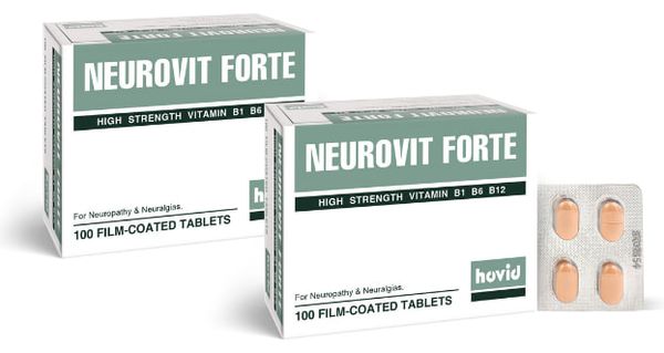 NEUROVIT FORTE TAB Hovid (10Tabx10/Box) - បាយមេដ ខេមបូឌា - Buymed ...