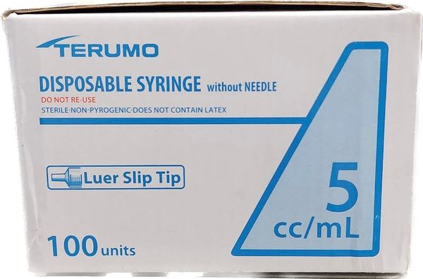 Syringe 5ml TERUMO (Box/100s) - Buymed Thailand - ซื้อยาที่บายเมดถูกกว่า