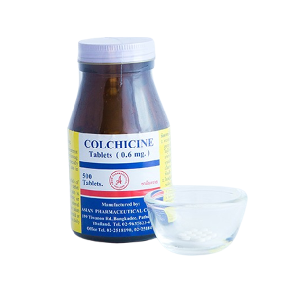 Colchicine 0.6mg ASIAN PHARM (Bottle/500s) - Buymed Thailand - ซื้อยา ...