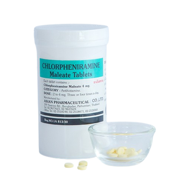 CPM tablet 4mg ASIAN PHARM (Bottle/1000s) - Buymed Thailand - ซื้อยาที่ ...