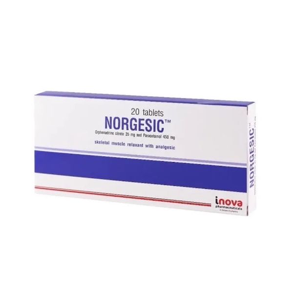 Norgesic 35mg + 450mg INOVA (Box/20s) - Buymed Thailand - ซื้อยาที่บาย ...