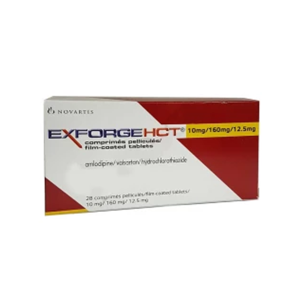 Exforge HCT 10/160/12.5mg NOVARTIS (Box/28s) - Buymed Thailand - ซื้อยา ...