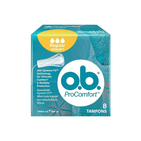 O.B. Procomfort Tampons (Regular) DKSH (Box/8s) - Buymed Thailand ...