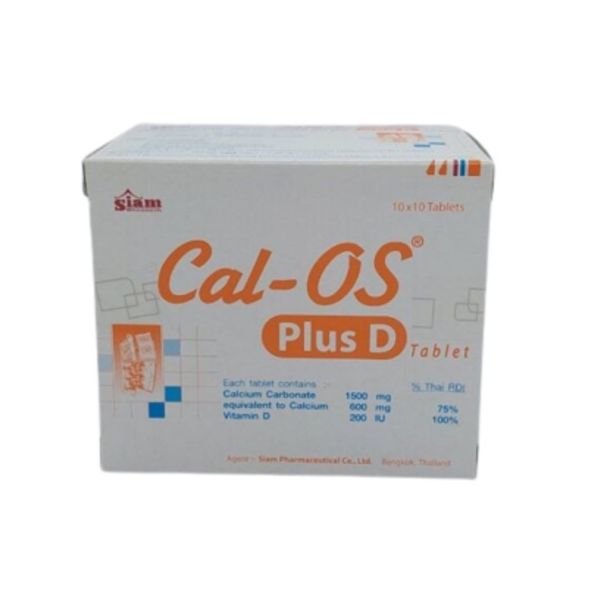 Cal-OS plus D tablet SIAM (Box/100s) - Buymed Thailand - ซื้อยาที่บายเม ...
