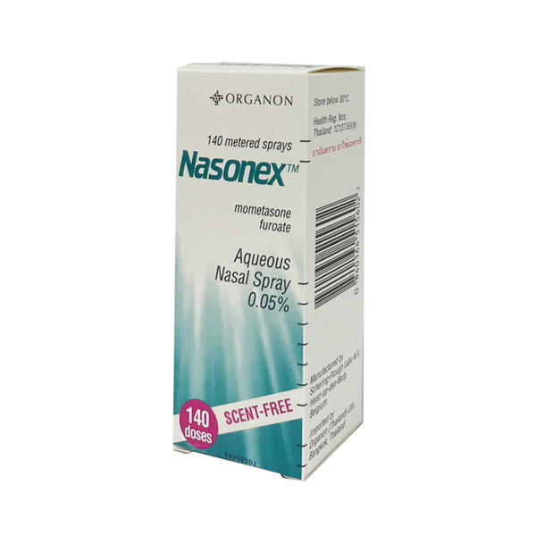 Nasonex 0.05% ORGANON (Box/140doses) - Buymed Thailand - ซื้อยาที่บายเม ...