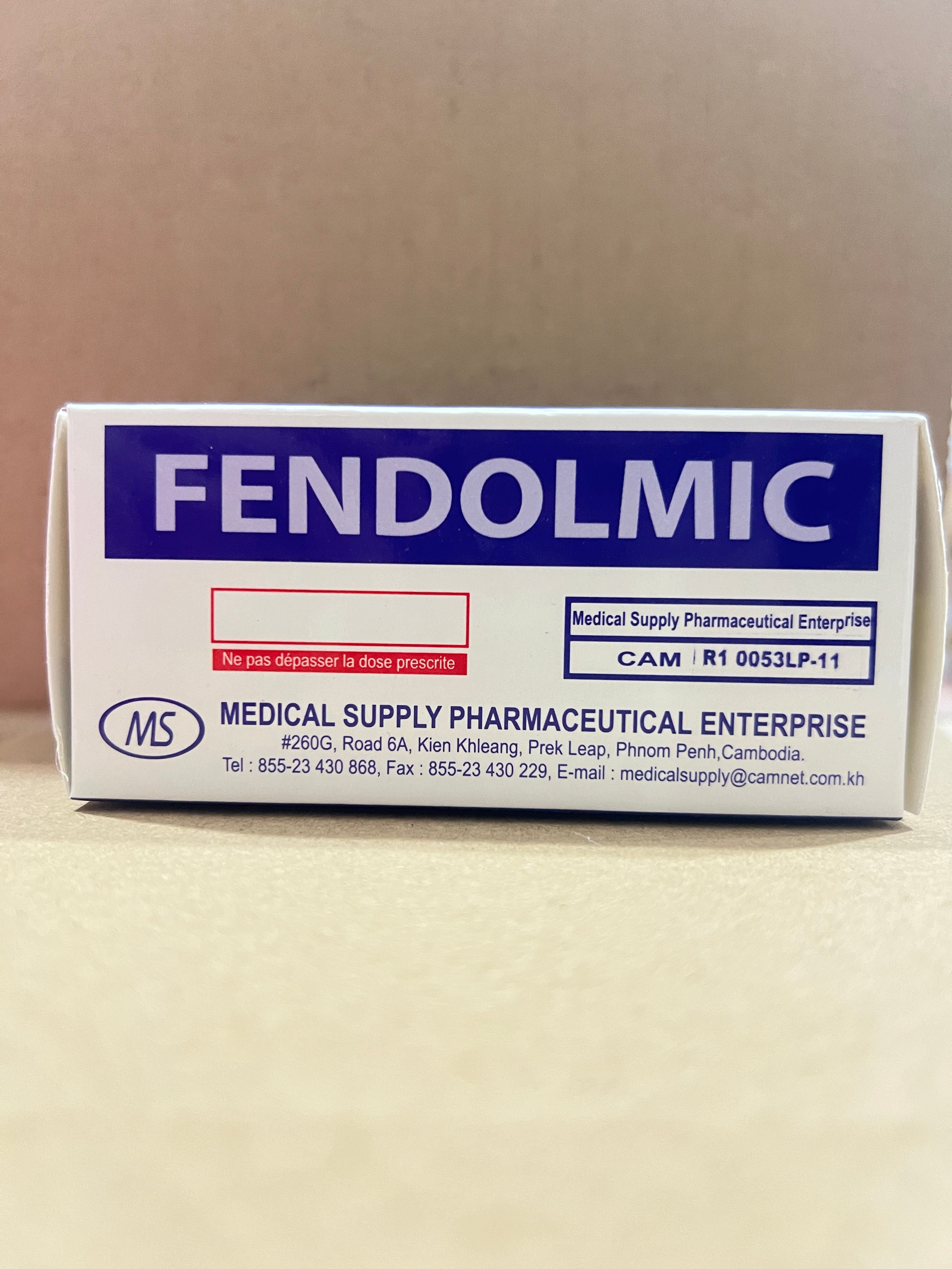 Fendolmic 300mg/200mg ms (box/100cap) - បាយមេដ ខេមបូឌា - Buymed ...