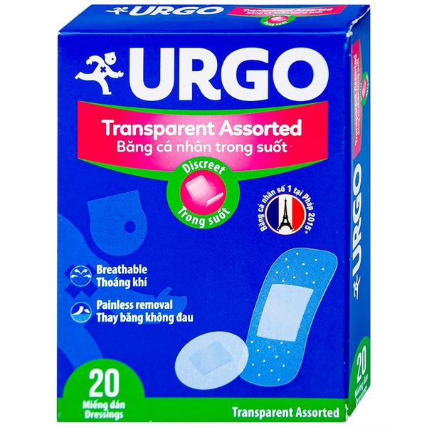 Urgo Transparent Assorted Urgo (Box/ 20's) - បាយមេដ ខេមបូឌា - Buymed ...