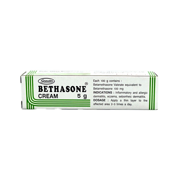 Bethasone cream 0.1% GREATER (Tube/5g) - Buymed Thailand - ซื้อยาที่บาย ...