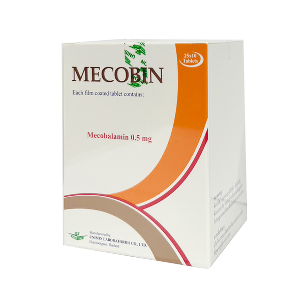 Mecobin 0.5mg UNISON (Box/250s) - Buymed Thailand - ซื้อยาที่บายเมดถูกกว่า