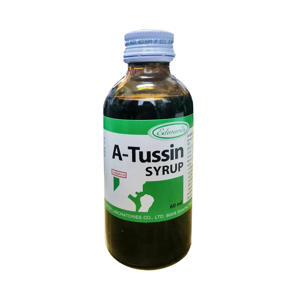 (ข.ย.11) A-Tussin syrup OSOTH INTER (Bottle/60ml) - Buymed Thailand ...