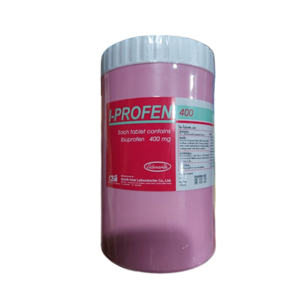 I-Profen 400mg (ชมพู) OSOTH INTER (Bottle/1000s) - Buymed Thailand ...