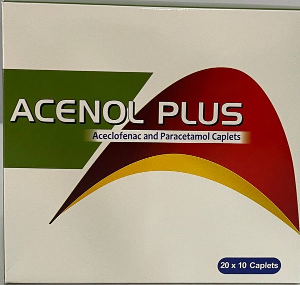 Acenol Plus Saga Lifesciences (B/20x10Cap) - បាយមេដ ខេមបូឌា - Buymed