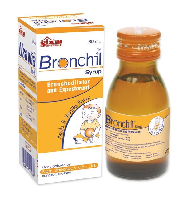Bronchil syrup SIAM (Bottle/60ml) - Buymed Thailand - ซื้อยาที่บายเมด ...