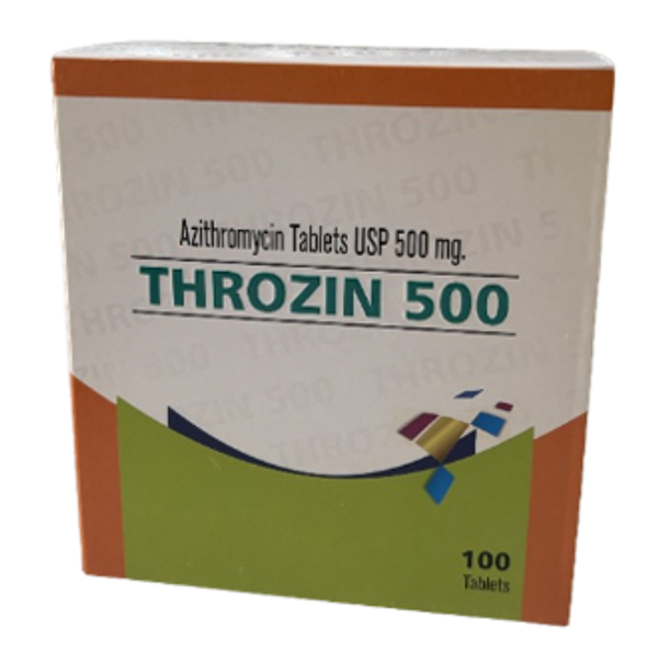 Throzin azithromycin 500mg mcsun (B/10x10's) - បាយមេដ ខេមបូឌា - Buymed ...