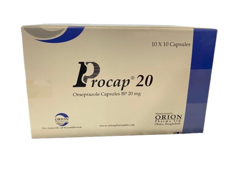 Procap omeprazole 20mg orion (box/100cap) - បាយមេដ ខេមបូឌា - Buymed ...