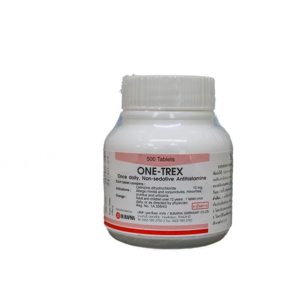 One-Trex 10mg BURAPHA (Bottle/500s) - Buymed Thailand - ซื้อยาที่บายเมด ...