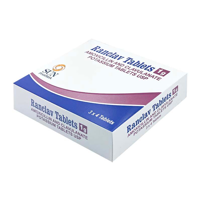 Ranclav tablets 1g RANBAXY (Box/12s) - Buymed Thailand - ซื้อยาที่บายเม ...