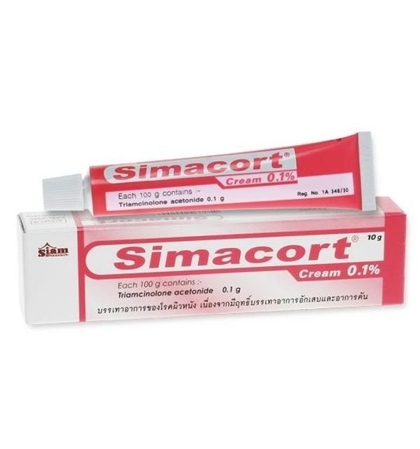 Simacort cream 0.1% SIAM (Tube/10g) - Buymed Thailand - ซื้อยาที่บายเมด ...