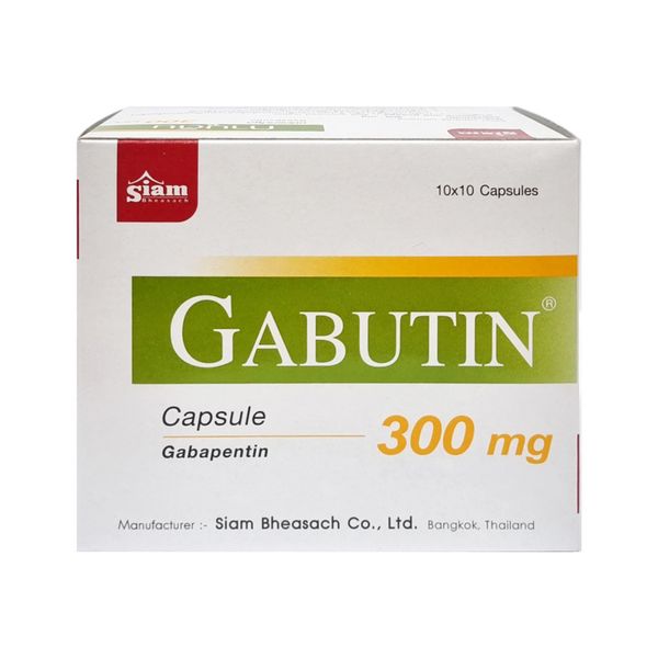 Gabutin 300mg capsule SIAM (Box/100s) - Buymed Thailand - ซื้อยาที่บาย ...