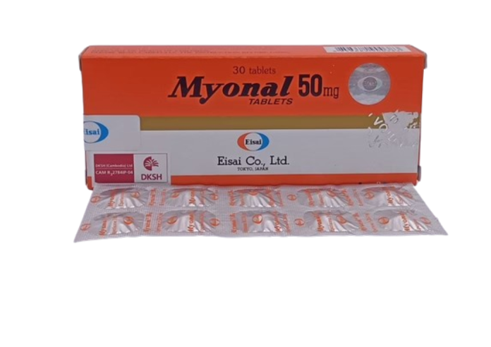 MYONAL 50MG EISAI (10Tabsx3/Box) - បាយមេដ ខេមបូឌា - Buymed Cambodia ...