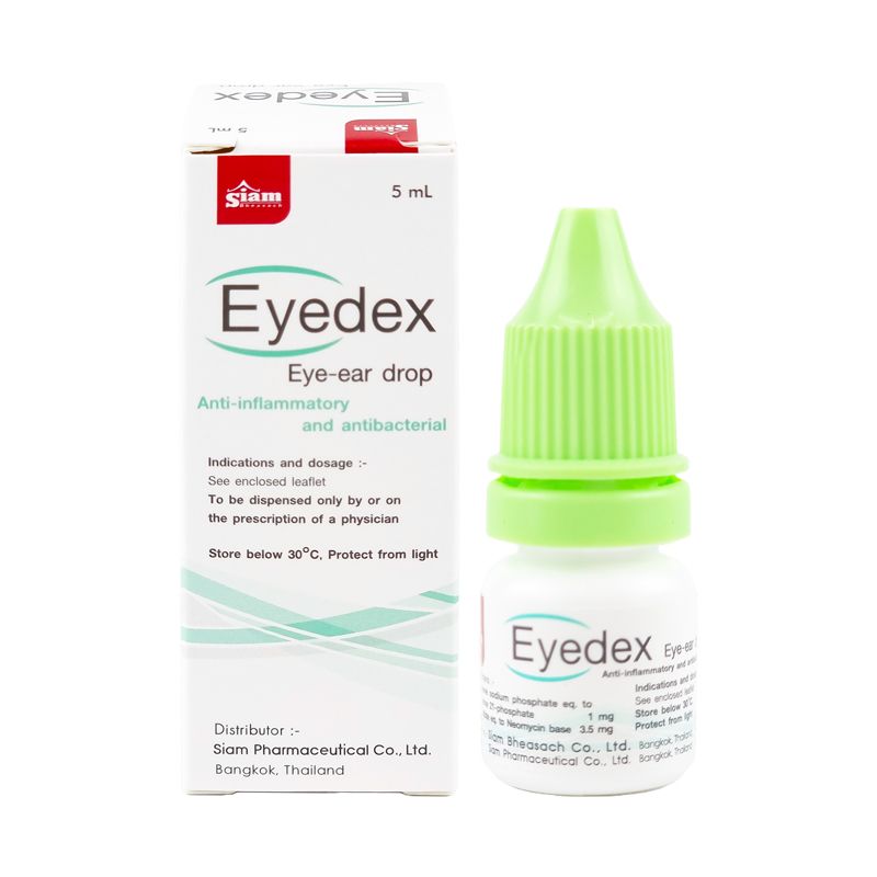 Eyedex drop (สูตรDexOph) SIAM (Bottle/5ml) - Buymed Thailand - ซื้อยา ...