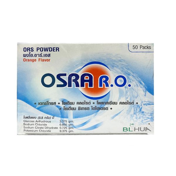 Osra R.O. (Orange) B.L.HUA (Box/50s/5.5g) - Buymed Thailand - ซื้อยาที่ ...