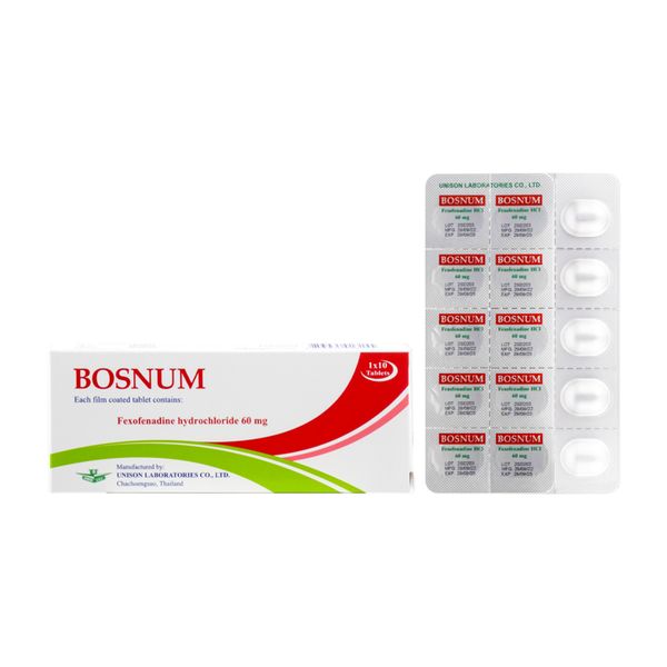 Bosnum 60mg MEDLINE (Box/10s) - Buymed Thailand - ซื้อยาที่บายเมดถูกกว่า
