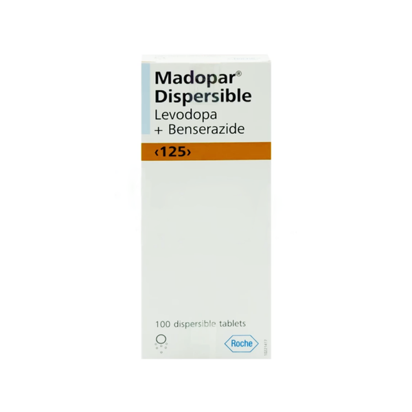 Madopar Dispersible 125mg ROCHE (Bottle/100s) - Buymed Thailand - ซื้อ ...