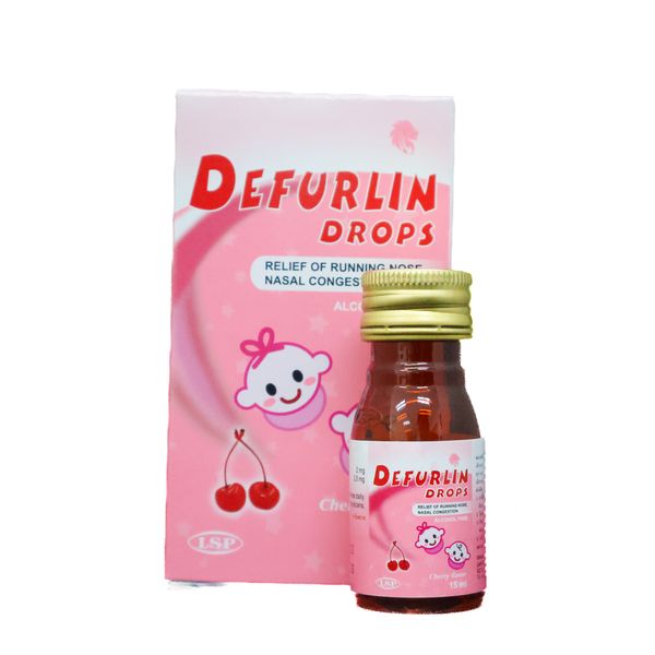 (ข.ย.11) Defurlin drop (Cherry) LSP (Bottle/15ml) - Buymed Thailand ...