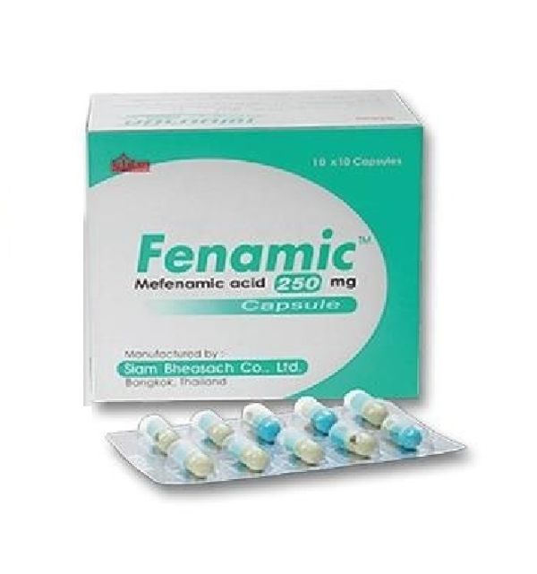 Fenamic capsule 250mg SIAM (Box/100s) - Buymed Thailand - ซื้อยาที่บาย ...