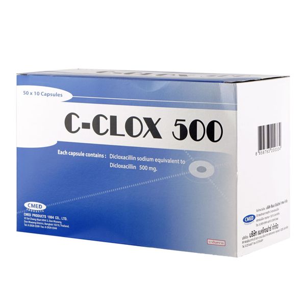 C-Clox 500mg CMED (Box/500s) - Buymed Thailand - ซื้อยาที่บายเมดถูกกว่า
