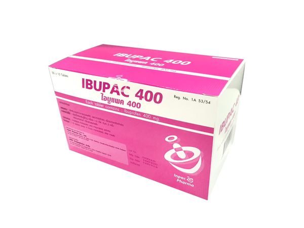 Ibupac 400mg INPAC (Box/500s) - Buymed Thailand - ซื้อยาที่บายเมดถูกกว่า