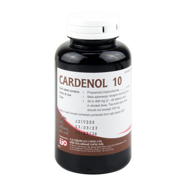 Cardenol 10mg T.O. (Bottle/1000s) - Buymed Thailand - ซื้อยาที่บายเมด ...