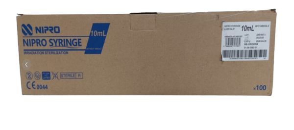Nipro syring 10ml luer slip (box/100pcs).V - បាយមេដ ខេមបូឌា - Buymed ...