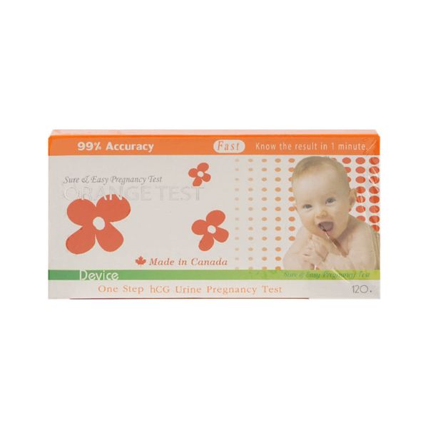 Pregnancy test (แบบหยด) ORANGE TEST (Box/1s) - Buymed Thailand - ซื้อยา ...
