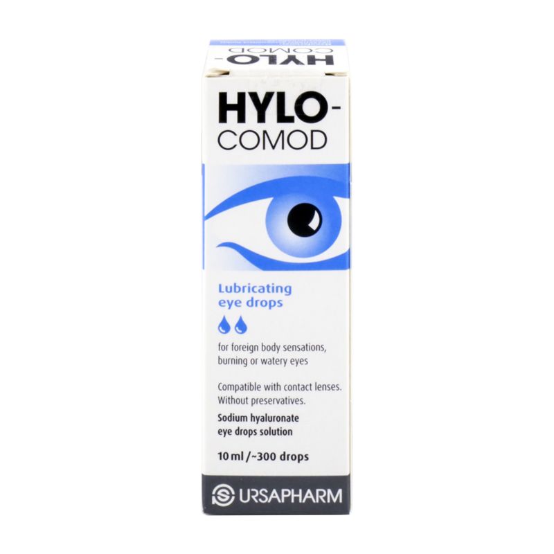 HYLO-COMOD lubricating eye drops 0.1% URSAPHARM (Bottle/10ml) - Buymed ...
