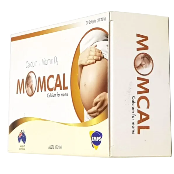 Momcal calcium + vitamin D3 caps (box/ 30 soft caps) - បាយមេដ ខេមបូឌា ...