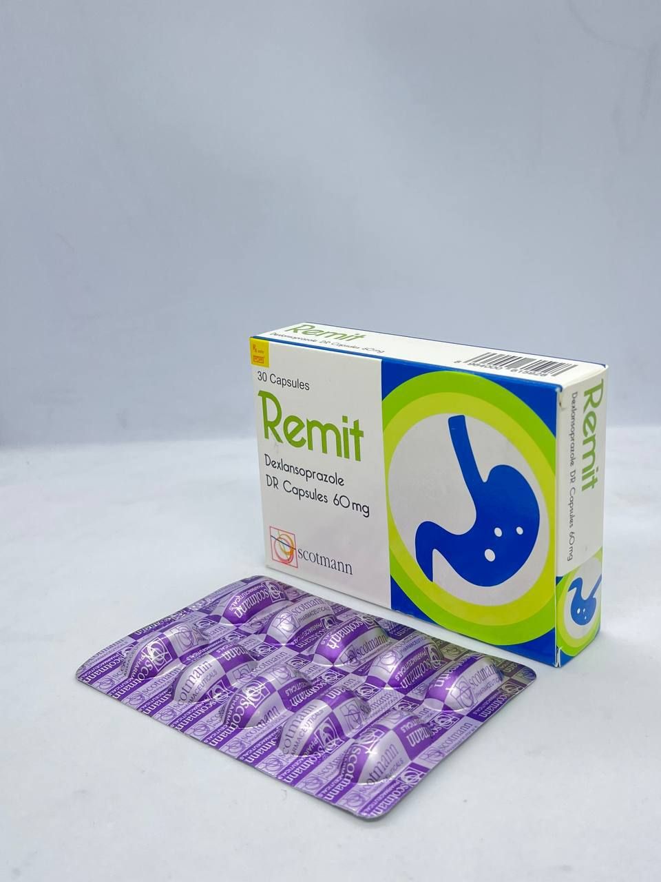 Remit 60 (Dexlansoprazole 60 mg 3x10 Cap) - បាយមេដ ខេមបូឌា - Buymed ...