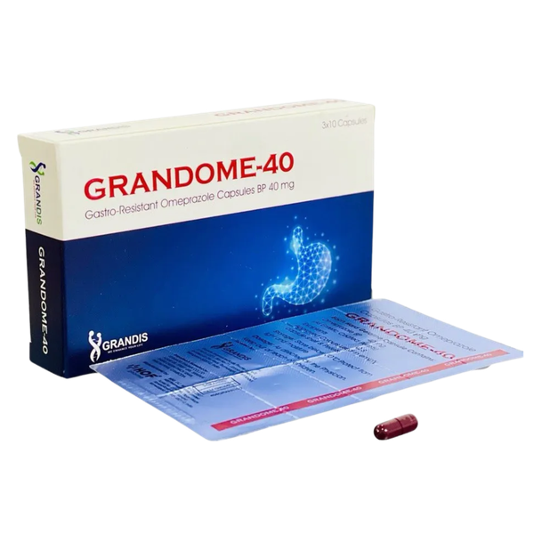Grandome omeprazole 40mg hof pharma (box/30caps) - បាយមេដ ខេមបូឌា ...