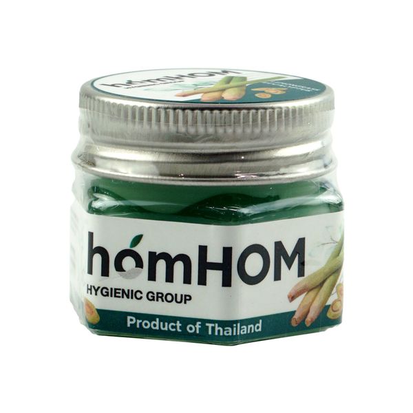 หอมหอม Natural Balm (สีเขียว) HOMHOM (Bottle/25g) - Buymed Thailand ...